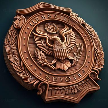 3D model Secret Service game (STL)